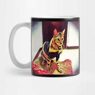 CAT TIGER JACKET Mug